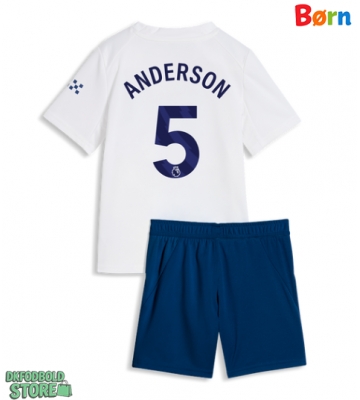 Manchester City Elliot Anderson #5 Replika Babytøj Tredje sæt Børn 2026-27 Kortærmet (+ Korte bukser)